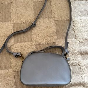 Madewell blue leather bag